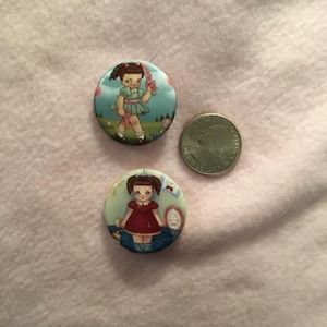 Set of 2 * Melanie Martinez Doll Pins
